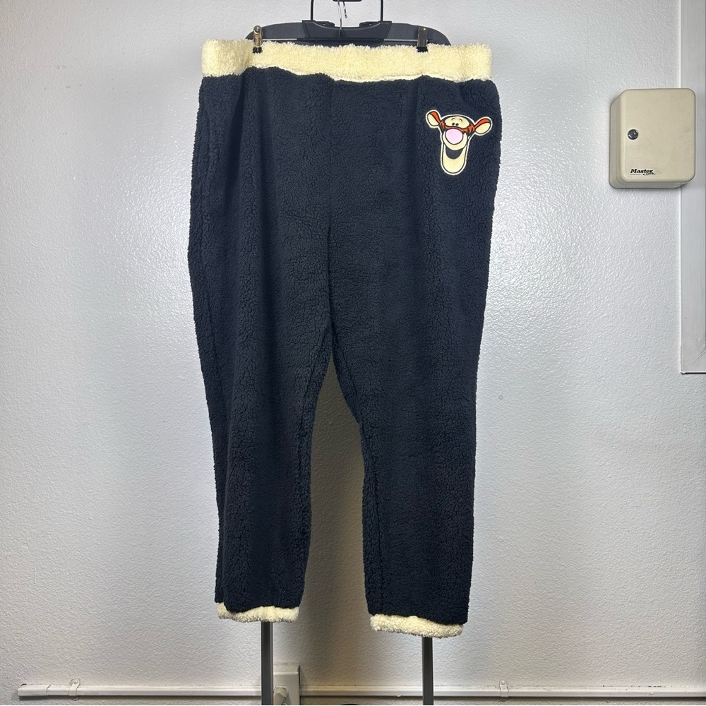 Disney Black and Cream Fleece Fabric